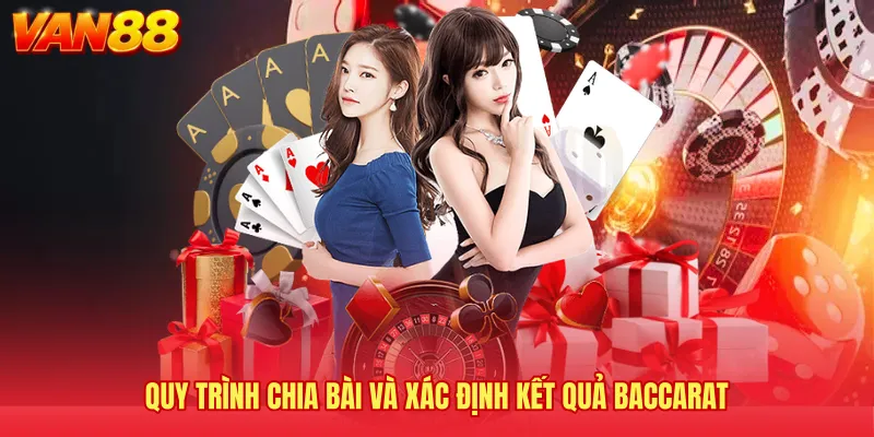 Quy trình chia bài và xác định kết quả Baccarat 